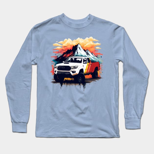 Tacoma TRD Racing Design Long Sleeve T-Shirt by Kid Relic